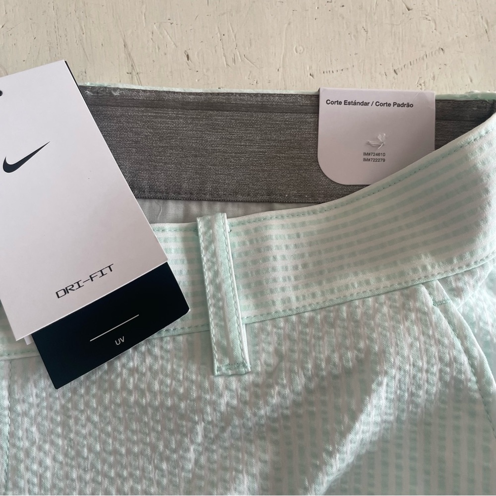 New Men's 35 X 30 Nike Seersucker Chino Golf Standard Fit Pants UPF 40+ NWT - Picture 10 of 11